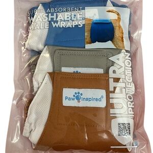 Inspire Blue and Gray Dog Housebreaking Wrap